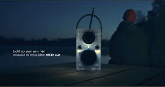 Tivoli PAL bluetooth portable radio that glows from Totally Wired
